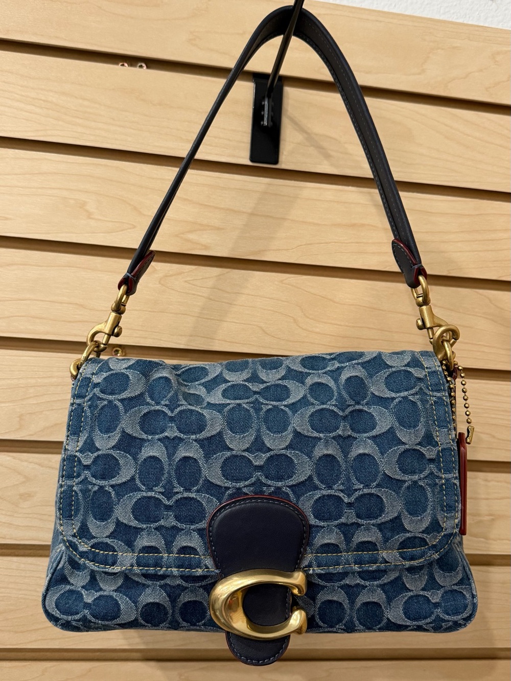 Coach denim tabby bag